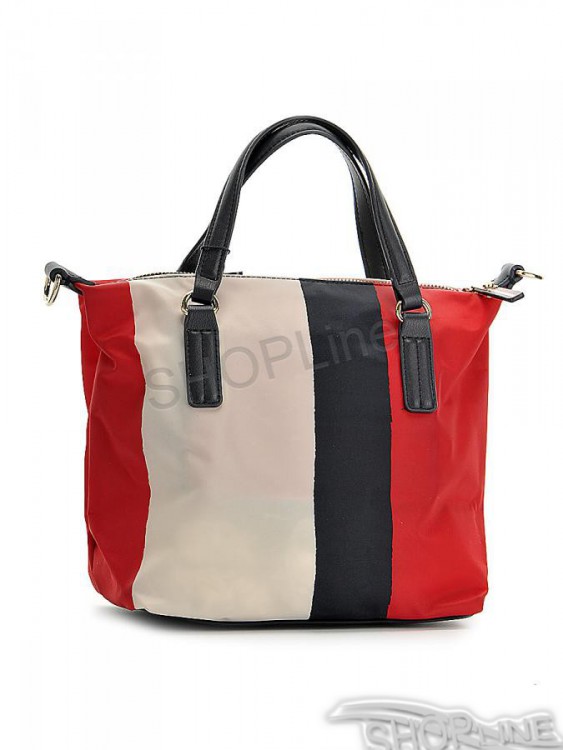 Kabelka Tommy Hilfiger Poppy Small Tote Vertical Srtipe - AW0AW04039904 – Obrázok 4