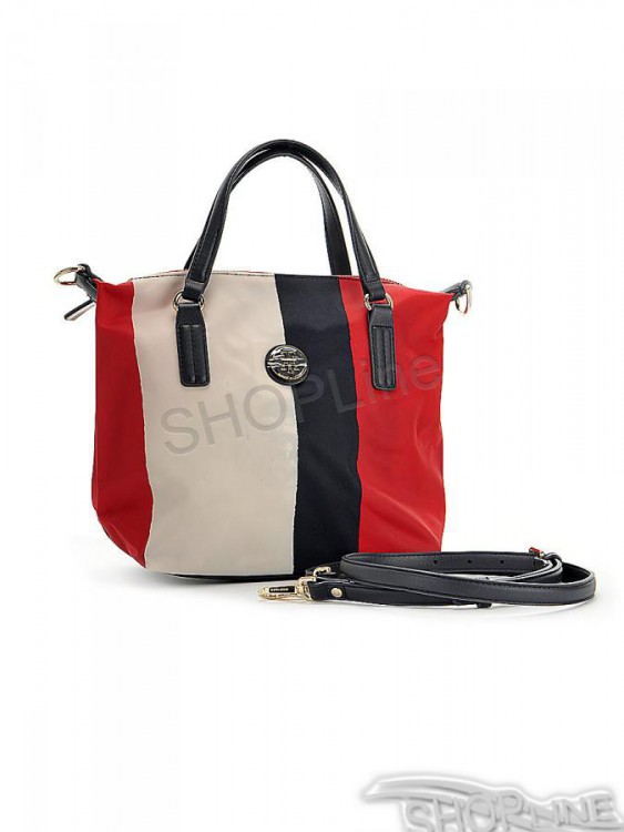 Kabelka Tommy Hilfiger Poppy Small Tote Vertical Srtipe - AW0AW04039904 – Obrázok 5