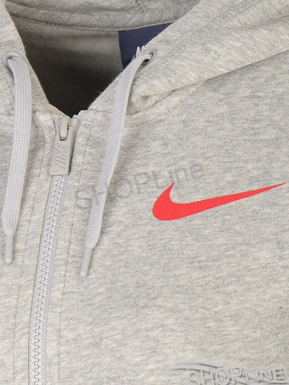 Mikina Nike Club Fz Hoody-Graphic1 - 725836-063 – Obrázok 4
