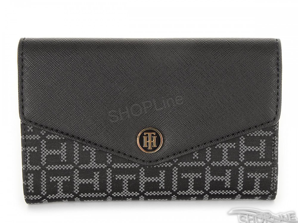 Peňaženka Tommy Hilfiger Th Essential Large Zip W/Flap Jacquard - AW0AW03019901 – Obrázok 2