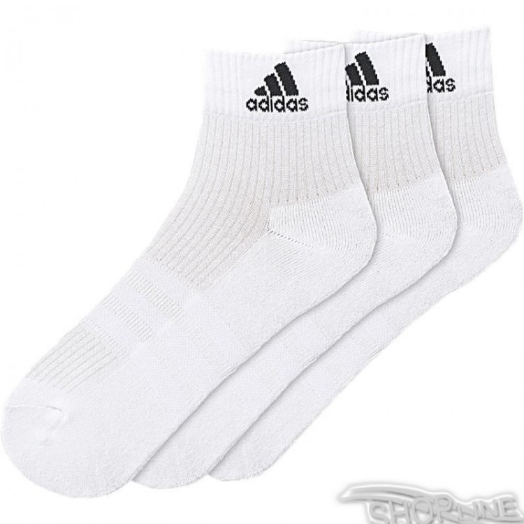 Ponožky Adidas 3 Stripes Performance Ankle Half Cushioned 3pak - AA2285