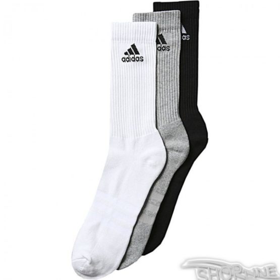 Ponožky Adidas 3 Stripes Performance Crew 3pak - AA2299