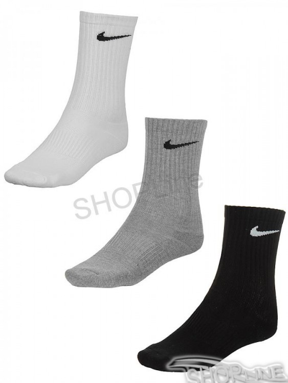 Ponožky NIKE 3PPK CUSHION CREW - SX4700-901