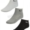 Ponožky NIKE 3PPK CUSHION QUARTER - SX4703-901