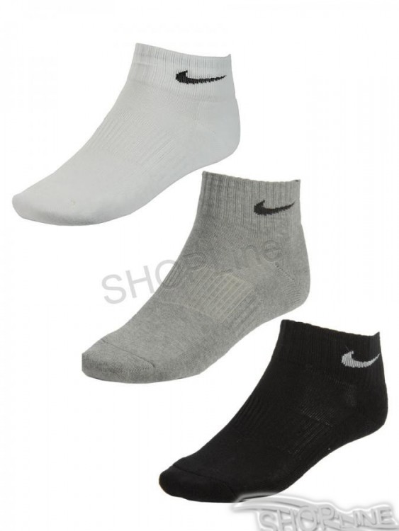 Ponožky NIKE 3PPK CUSHION QUARTER - SX4703-901