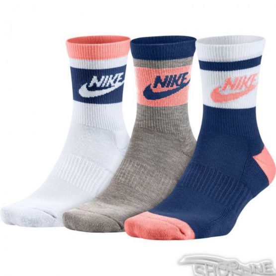 Ponožky Nike Sportswear Striped Low Socks 3pak W - SX5444-905