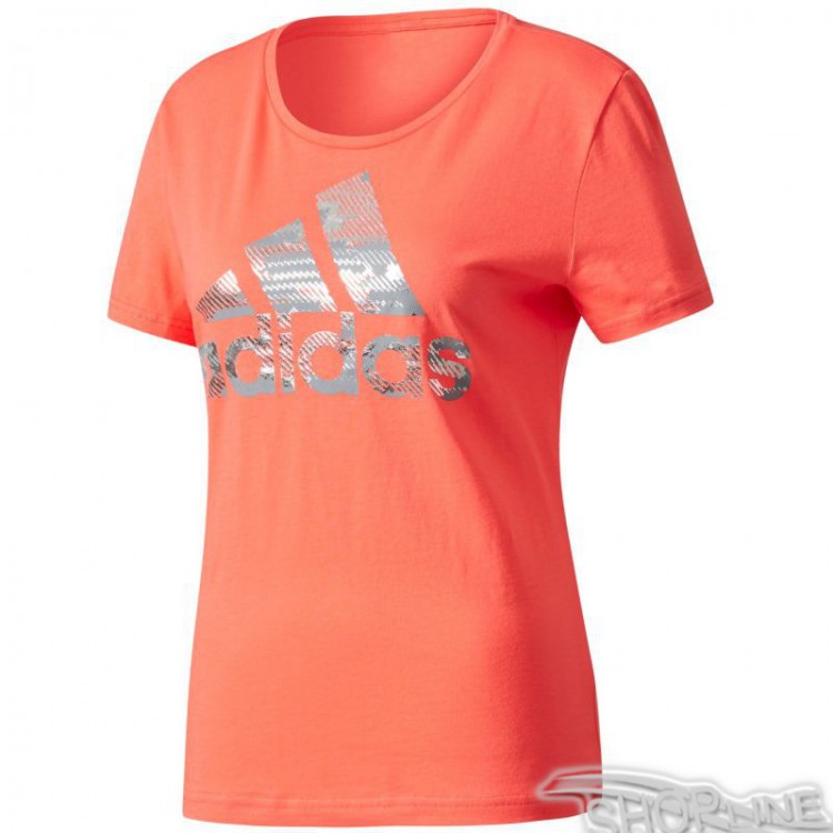 Tričko Adidas Essentials Foil Bos Regular Tee W - CD1955