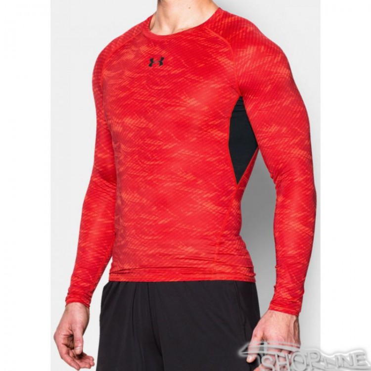 Tričko Under Armour HeatGear Armour Printed Long Sleeve Compression M - 1258896-984 – Obrázok 2