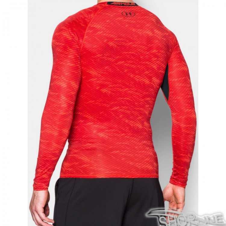 Tričko Under Armour HeatGear Armour Printed Long Sleeve Compression M - 1258896-984 – Obrázok 3