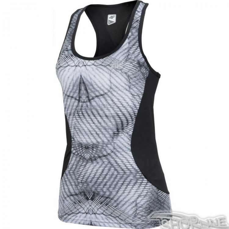 Športové tielko 4f W - H4L17-TSDF006-gray-black