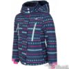 Lyžiarska bunda 4f Kids - J4Z17-JKUDN302-ALLOVER-GRANATOWY
