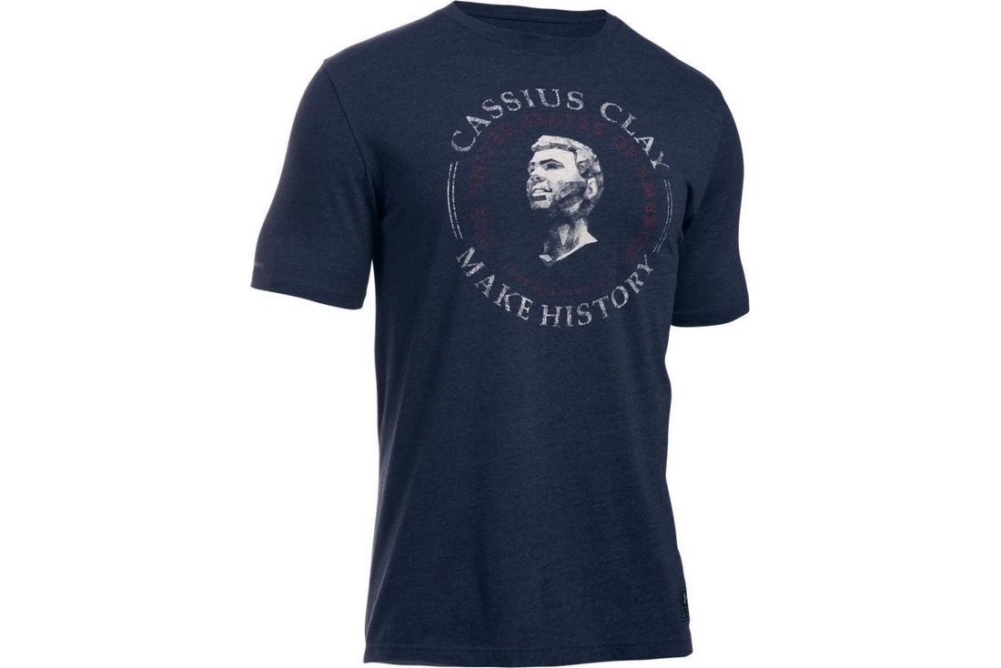 Tričko Under Armour Clay History Triblend Tee - 1282309-410 – Obrázok 3