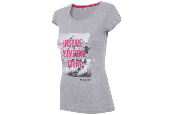 Tričko 4F Womens T-shirt - H4Z17-TSD002GREY