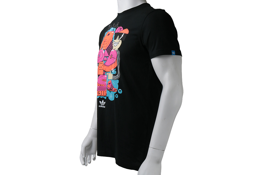 Tričko Adidas Graffiti Trefoil Tee - X34442 – Obrázok 2