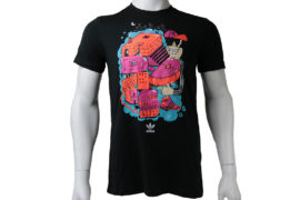 Tričko Adidas Graffiti Trefoil Tee - X34442