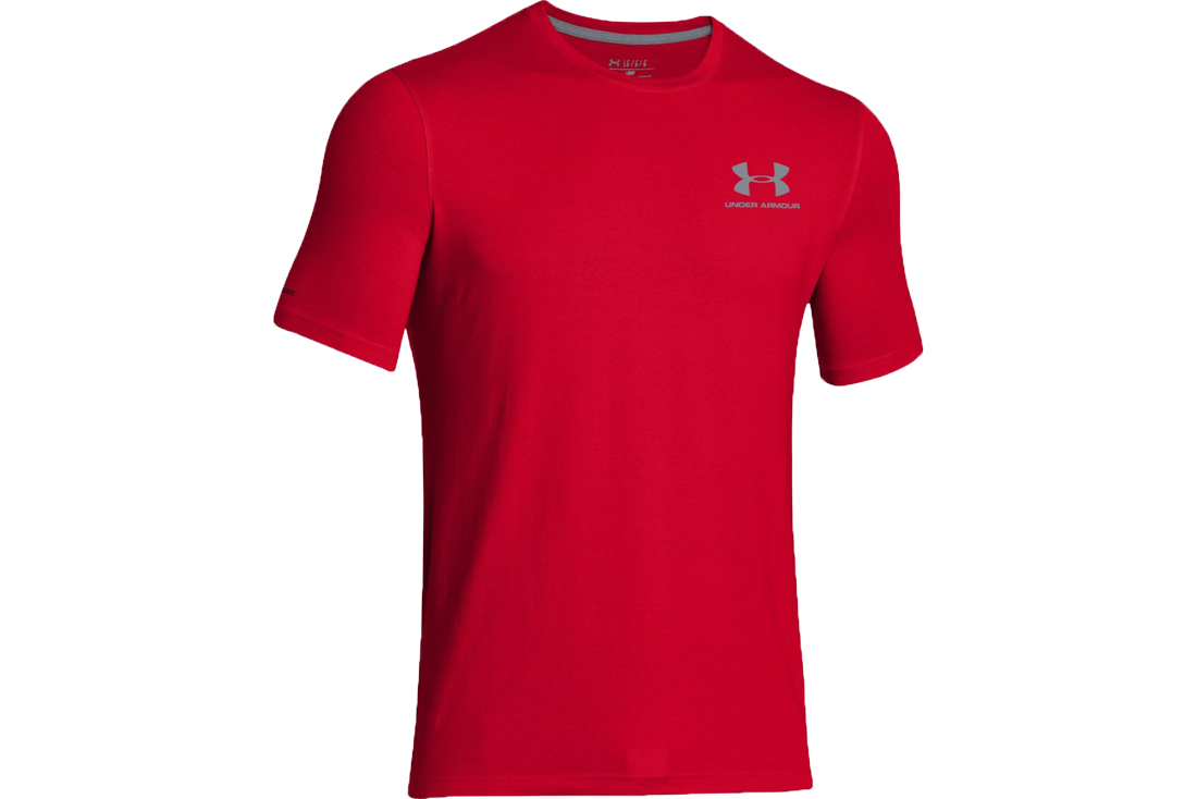 Tričko Under Armour Left Chest Logo - 1257616-600