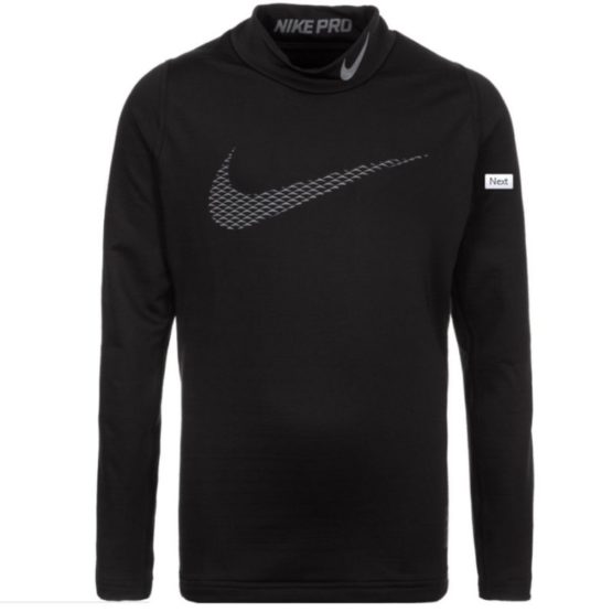 Termoaktívne tričko Nike Pro Warm LS Mock GFX Junior - 856134-010
