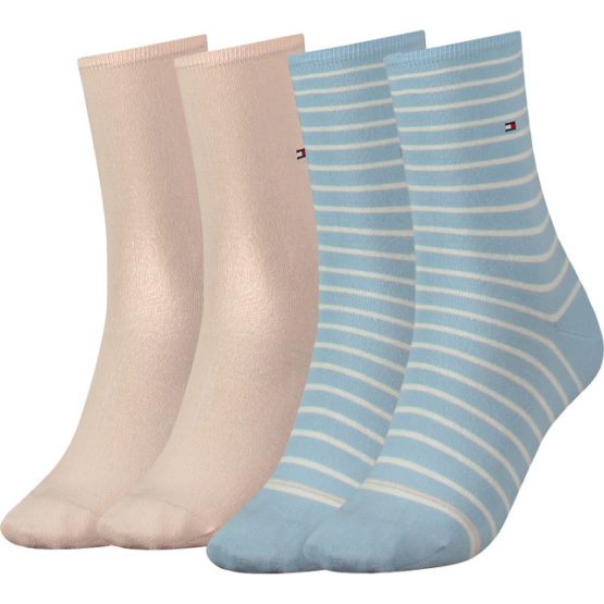 Ponožky Tommy Hilfiger Women Small Stripe 2P - 443015001-422