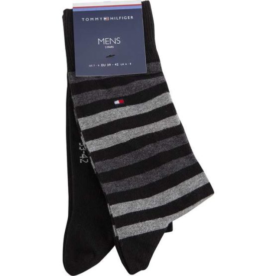 Ponožky Tommy Hilfiger MEN DUO STRIPE SOCK 2P - 472001001-200
