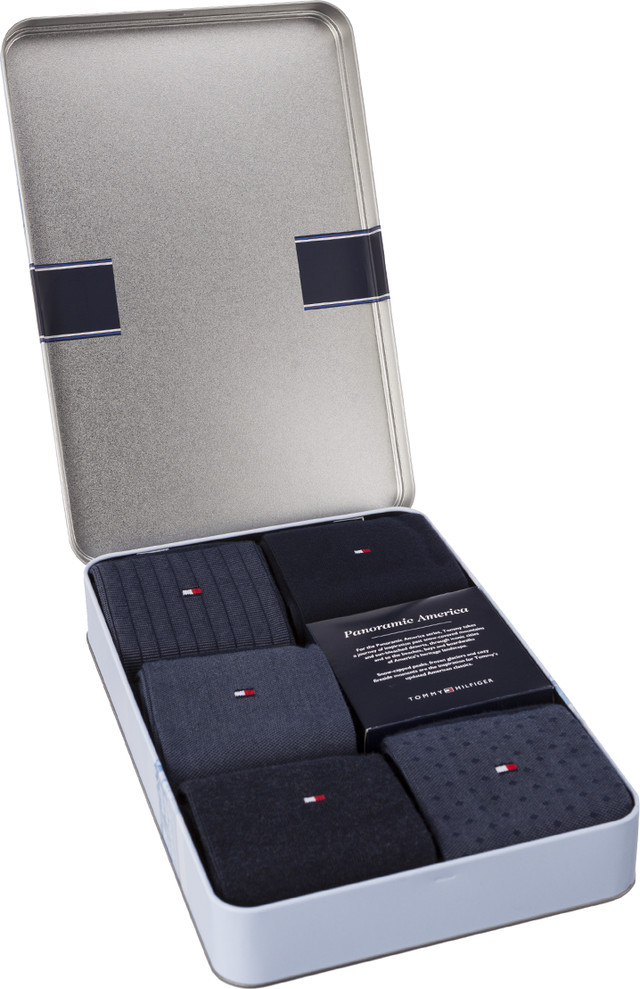 Ponožky Tommy Hilfiger MEN BIRDEYE BOX 5PACK - 482003001-322