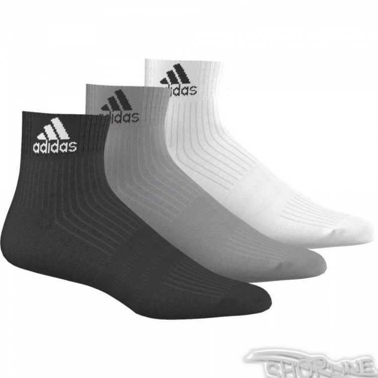 Ponožky Adidas Per Ankle HC 3pak - AA2287