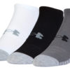 Under Armour HeatGear Tech No Show Socks 3-Pack 1312439-040