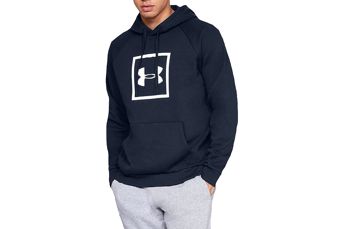 Mikina Under Armour Rival Fleece Logo Hoodie - 1329745-408 – Obrázok 3