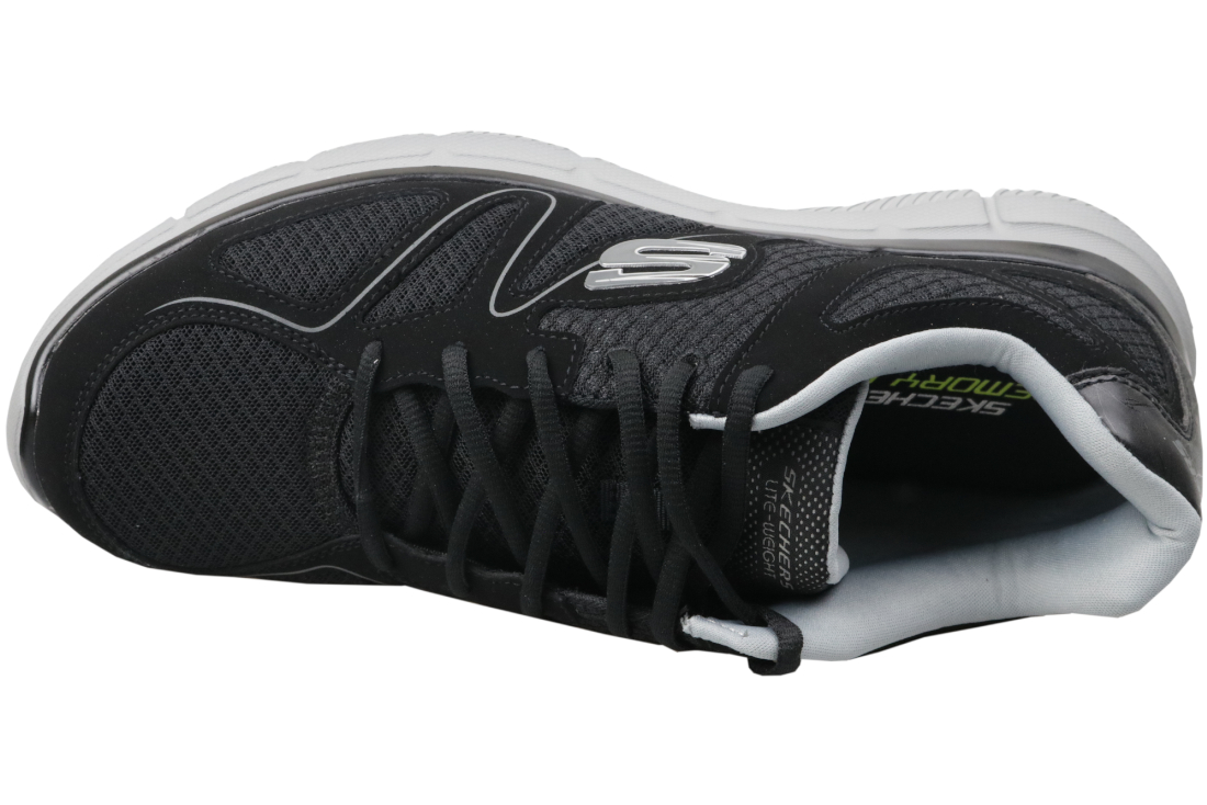 Tenisky Skechers Satisfaction - 58350-BKGY – Obrázok 3