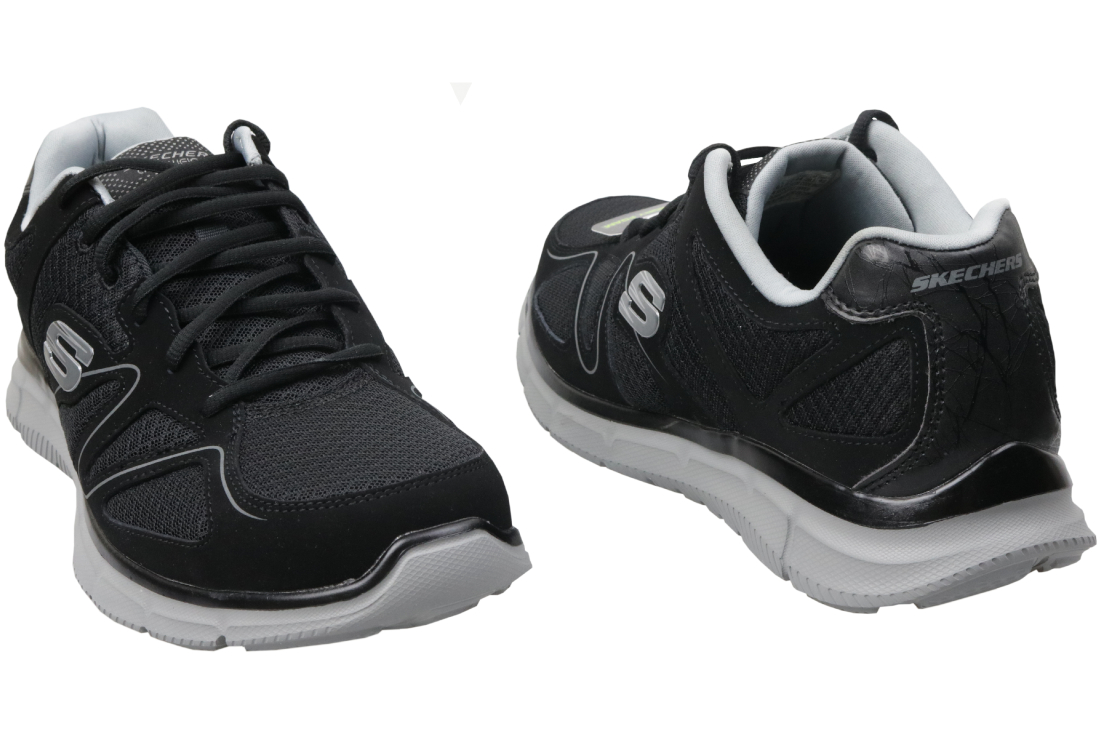 Tenisky Skechers Satisfaction - 58350-BKGY – Obrázok 5