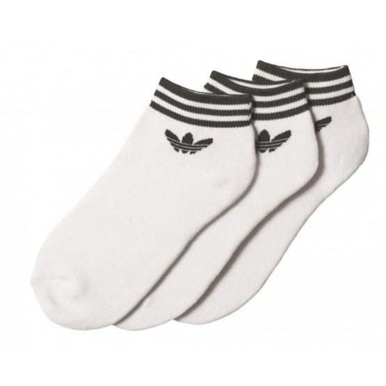 Ponožky Adidas ORIGINALS Trefoil Ankle Stripes 3pak - AZ6288
