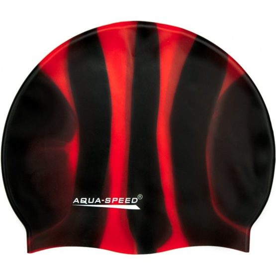 Plavecká čiapka Aqua-Speed Bunt 38 čierno-červená - 1159-38