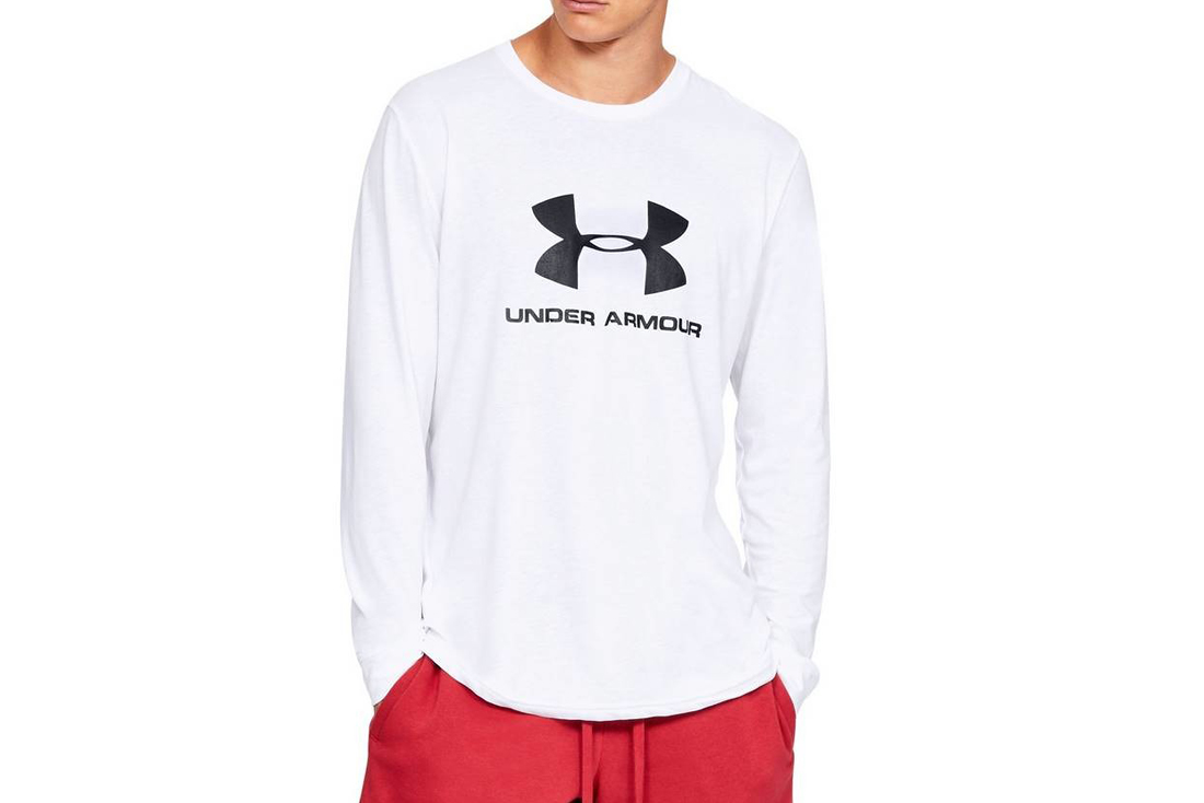 Tričko Under Armour Sportstyle Logo Long Sleeve 1329283-100 – Obrázok 3