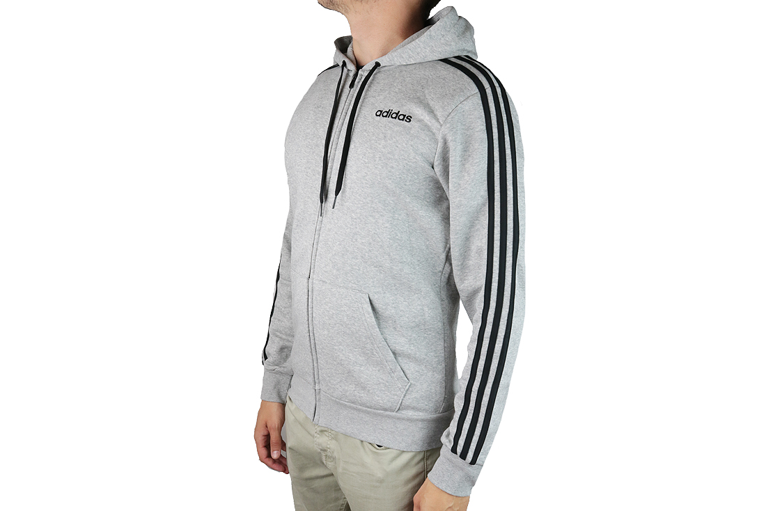 Mikina Adidas Essentials 3 Stripes Fullzip Fleece DU0476 – Obrázok 2
