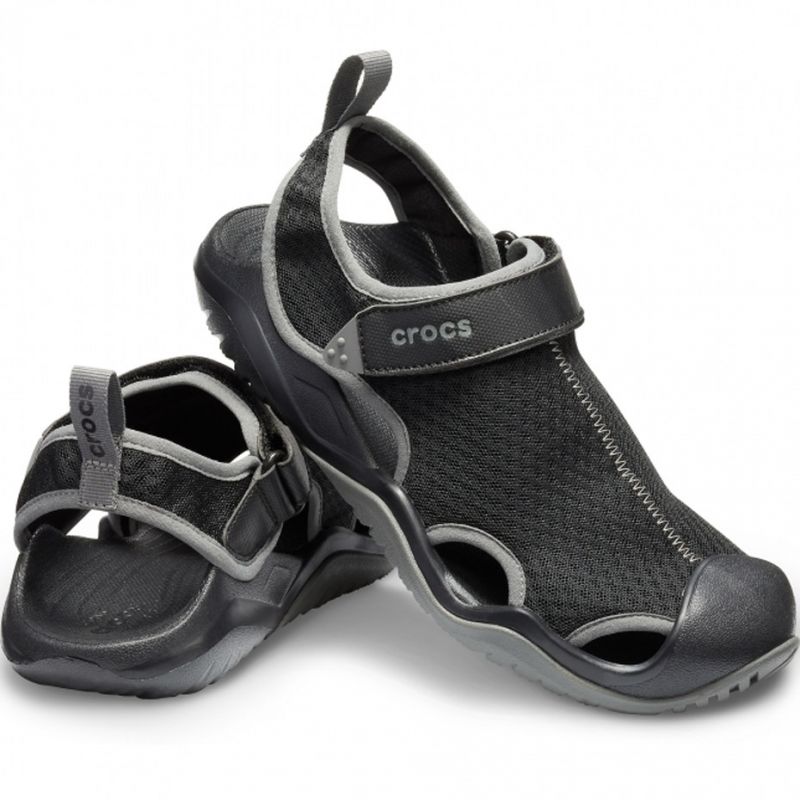 Obuv Crocs Swiftwater Mesh Deck Sandal M 205289 001 – Obrázok 2