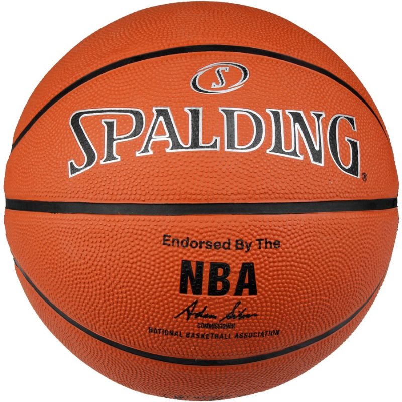 Basketbalová lopta Spalding NBA Silver – Obrázok 2
