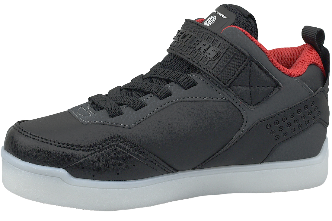 Blikajúce tenisky Skechers Energy Lights 90613L-BKRD – Obrázok 2