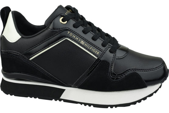 Tommy Hilfiger Leather Wedge Sneaker FW0FW04420-990