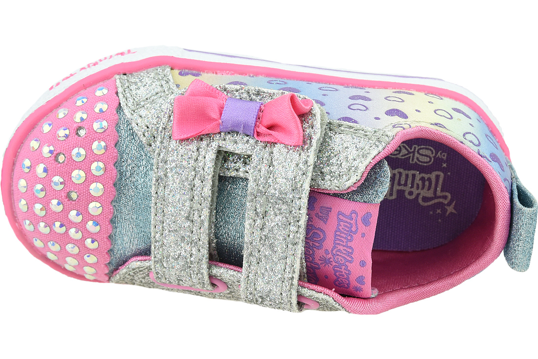 Detská blikajúca obuv Skechers Shuffle Lite 20135N-SMLT – Obrázok 3
