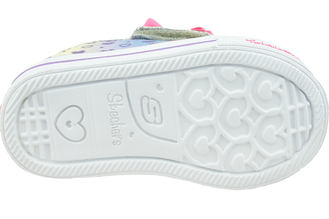 Detská blikajúca obuv Skechers Shuffle Lite 20135N-SMLT – Obrázok 4