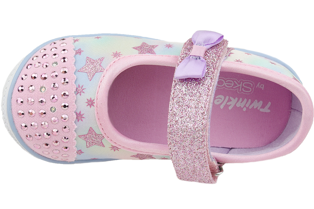 Svetielkujúce tenisky Skechers Twinkle Play 20140N-PKMT – Obrázok 3