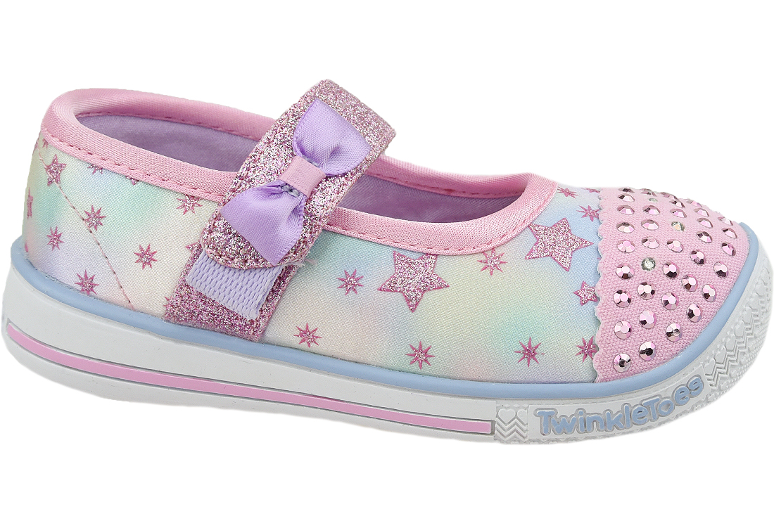 Svetielkujúce tenisky Skechers Twinkle Play 20140N-PKMT – Obrázok 5