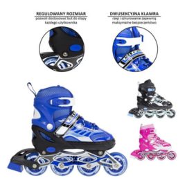Kolieskové korčule Nils Extreme NJ1828 A Blue veľ. M (35-38) – Obrázok 2