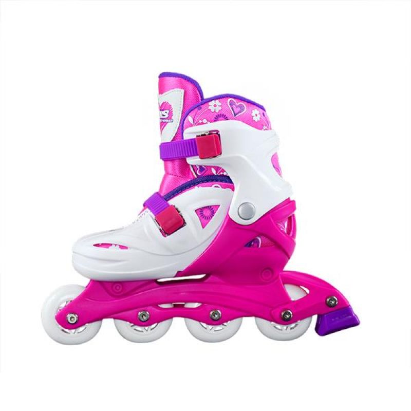 Kolieskové korčule Nils Extreme NJ/NA0321 A White-Pink veľkosť (36-40) – Obrázok 3
