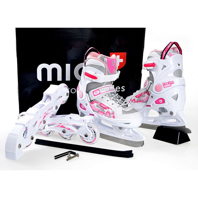 Kolieskové korčule Mico Princes 2 in 1 PW-126B-8 – Obrázok 2