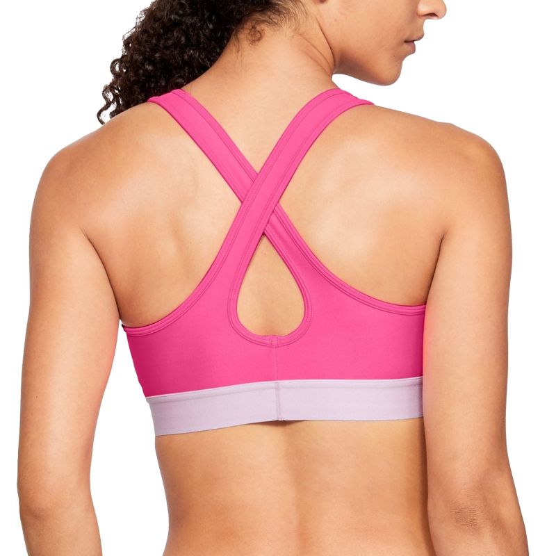 Športová podprsenka Under Armour Mid Crossback W 1307200-641 – Obrázok 2
