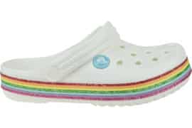 Crocs Rainbow Glitter Clog 206151-100