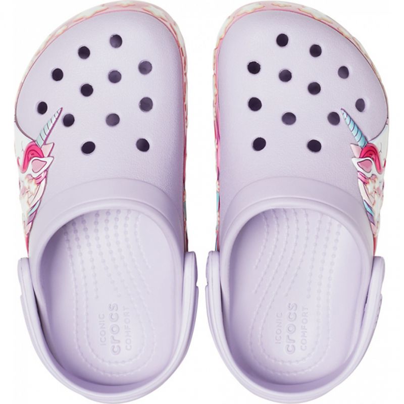 Šľapky Crocs FunLab Unicorn Band Cg Jr 206270 530 – Obrázok 2