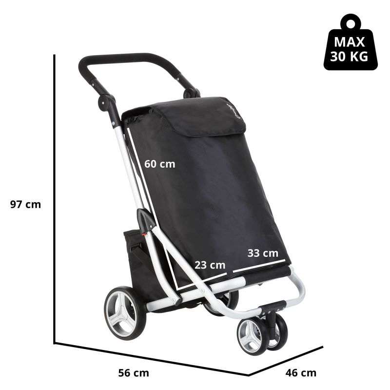 Nákupný vozík trojkolesový Cruiser 604349 – Obrázok 2
