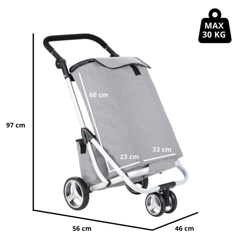 Nákupný vozík trojkolesový Cruiser 604362 – Obrázok 2
