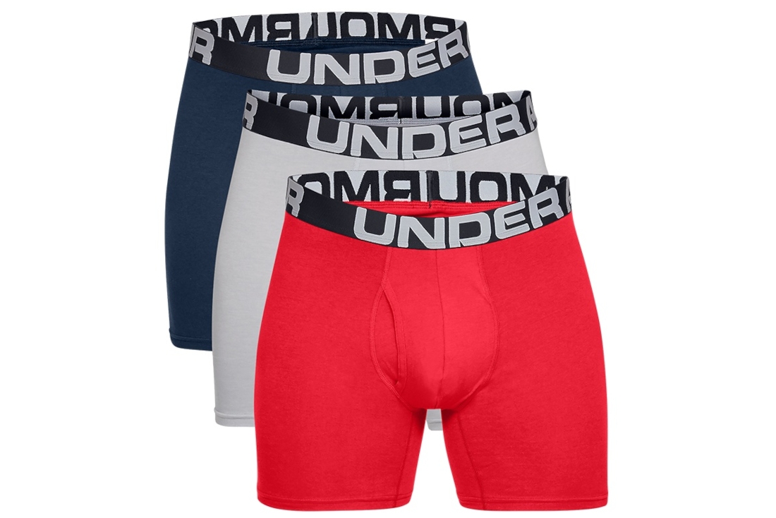 Under Armour Charged Cotton 6IN 3 Pack 1363617-600